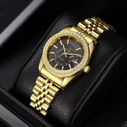 Women's Quartz Watch with Calendar and Luminous Feature
