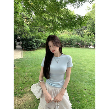 Womens Slim Fit Short Sleeve Tshirt