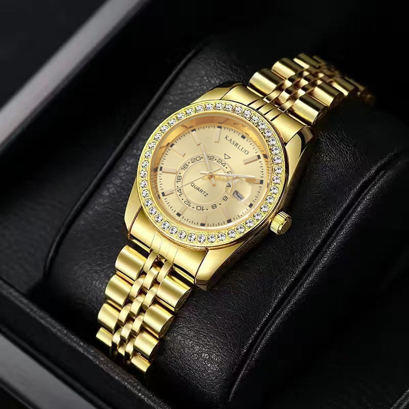 Women's Quartz Watch with Calendar and Luminous Feature